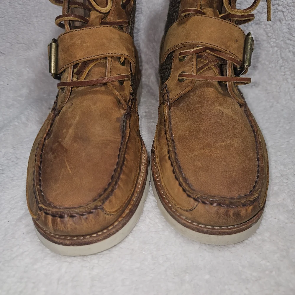 Polo Ralph Lauren Men's Brown Leather Boots